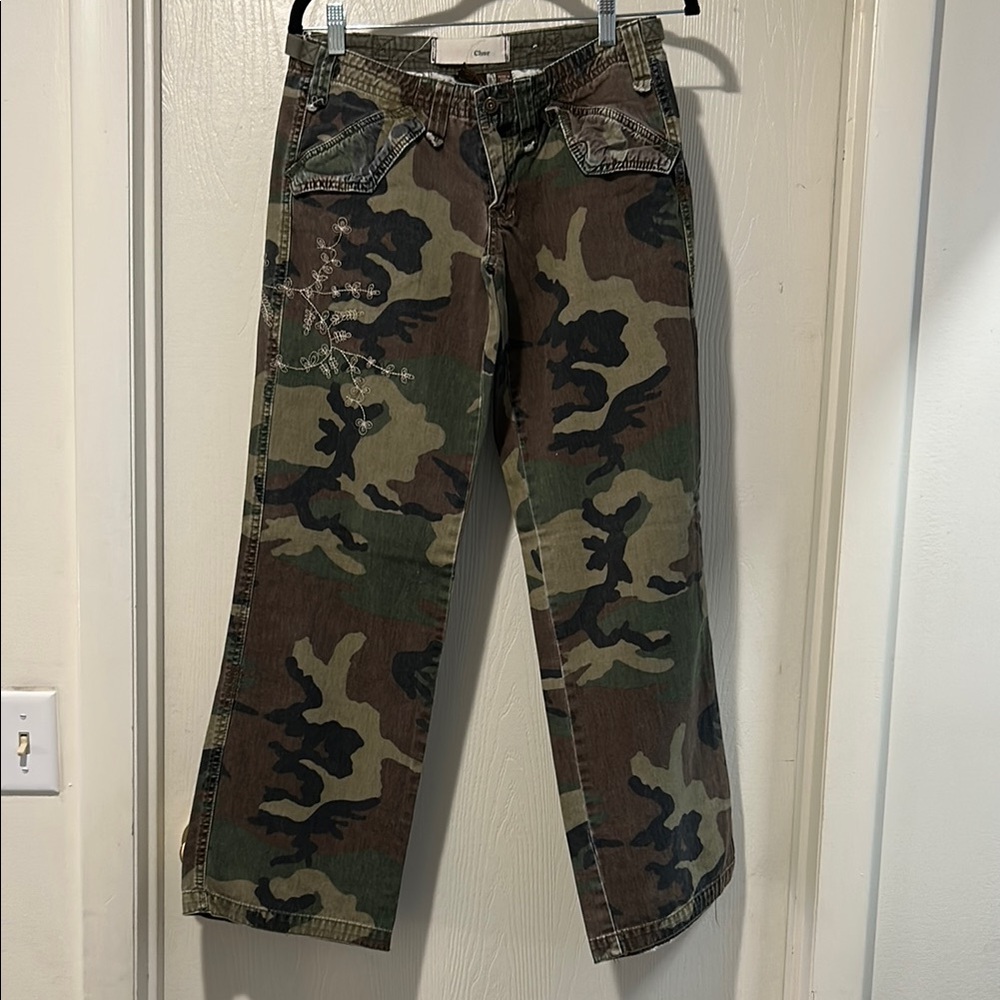 Chor Camouflage Boot Cut Pants